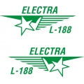 Lockheed Electra L-188 Aircraft Logo,Decals!